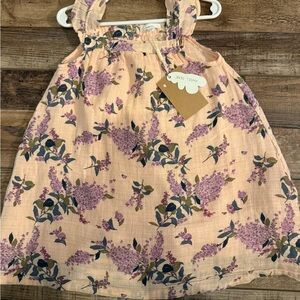 Angel Dear Floral Dress - Pink and Blue